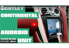 Bentley Flying Spur Continental 2015-2019 Tesla Unidad de cabeza Android CarPlay Android Auto-WITSON
